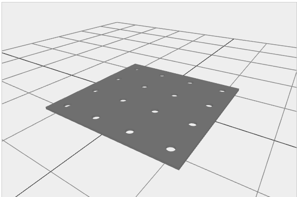 Garage Drain Cover Plates - Checkered Diamond Steel (Custom Size)