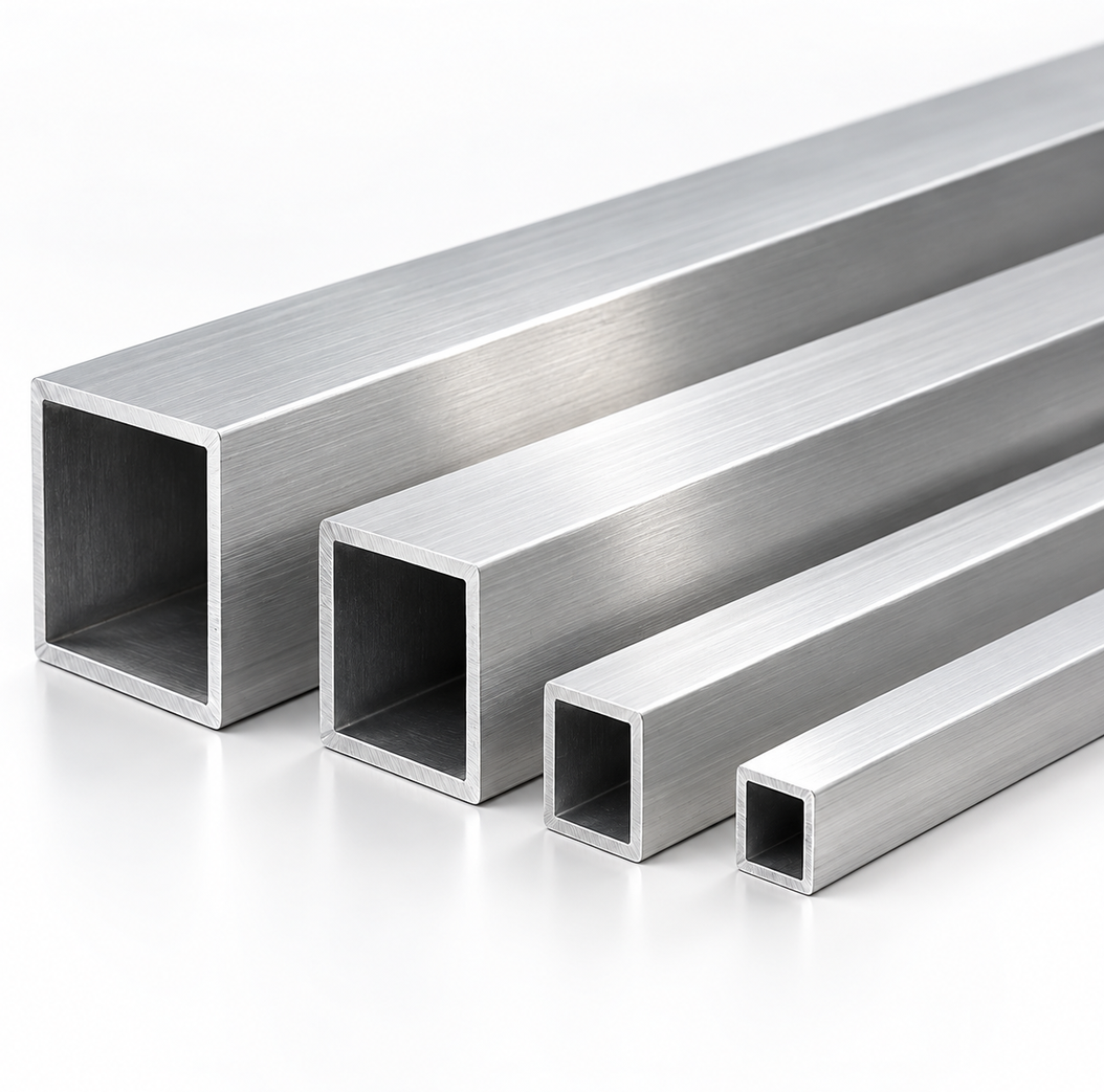 Aluminum square tubes