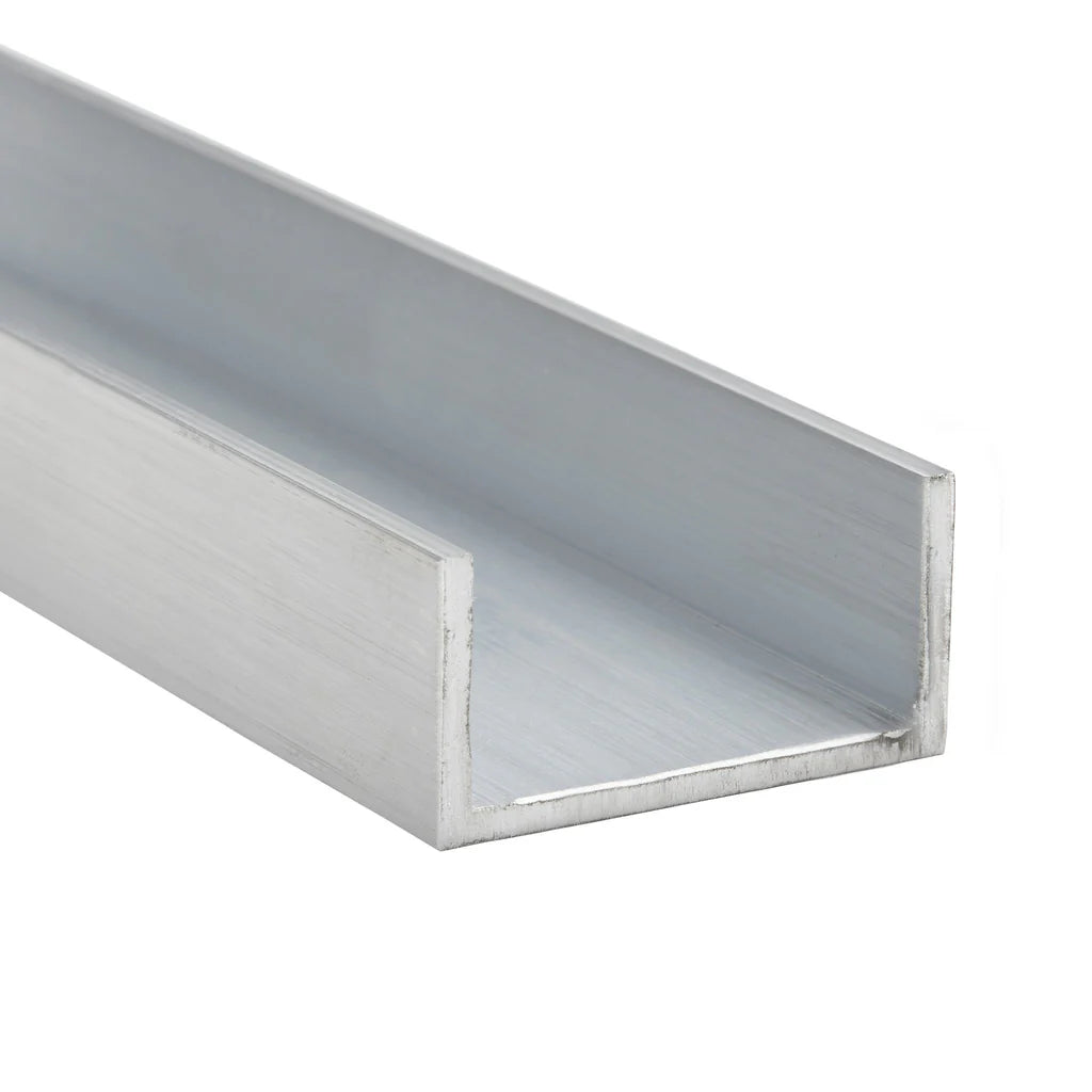 Aluminum 6061-T6 U-Channel 2"x1" (Round Corners)